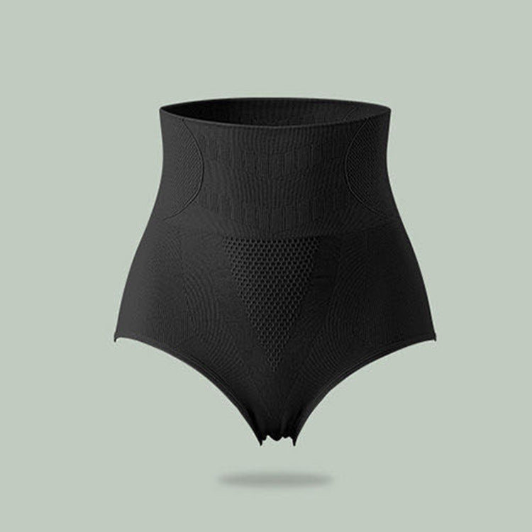 High waist tummy control pants seamless honeycomb pure cotton crotch fat burning body shaping sexy hip lifting panties women's breathable panties