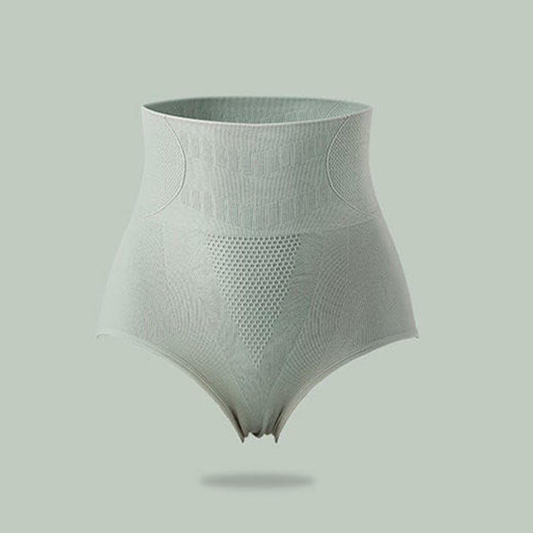 High waist tummy control pants seamless honeycomb pure cotton crotch fat burning body shaping sexy hip lifting panties women's breathable panties