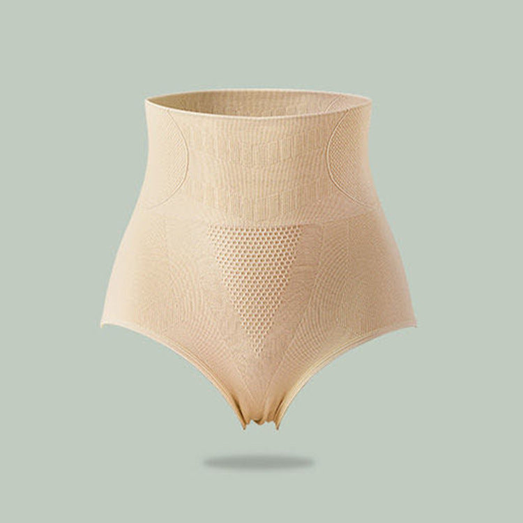 High waist tummy control pants seamless honeycomb pure cotton crotch fat burning body shaping sexy hip lifting panties women's breathable panties