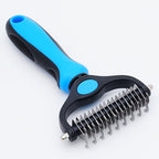 Pet Grooming Brush & Rake Tool - Removes Mats, Tangles | Dog Grooming Essential