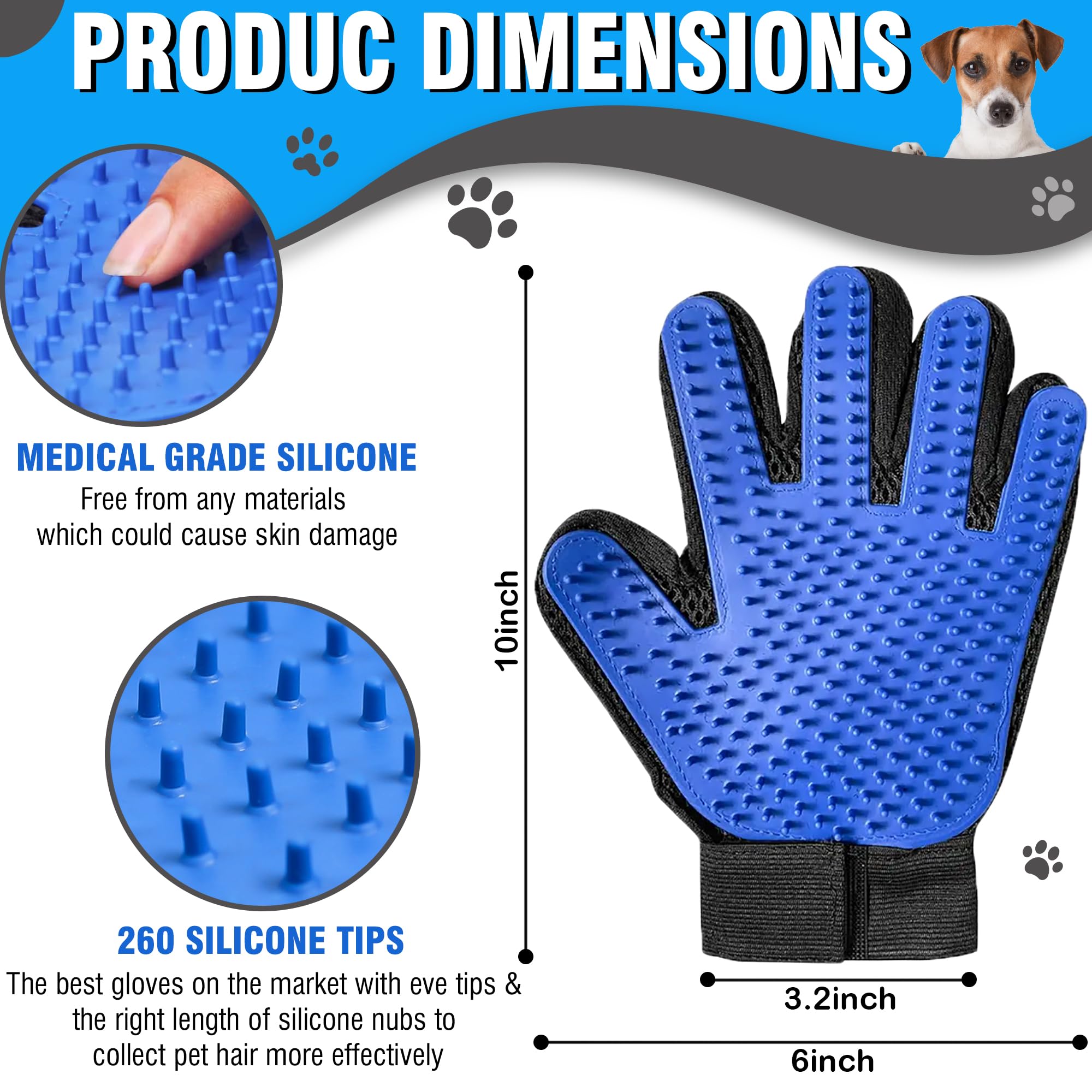 Pet Hair Remover Glove