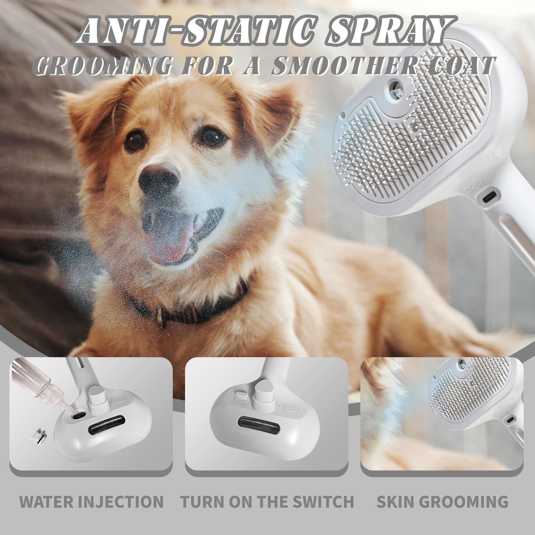 Spray Comb Pet Comb