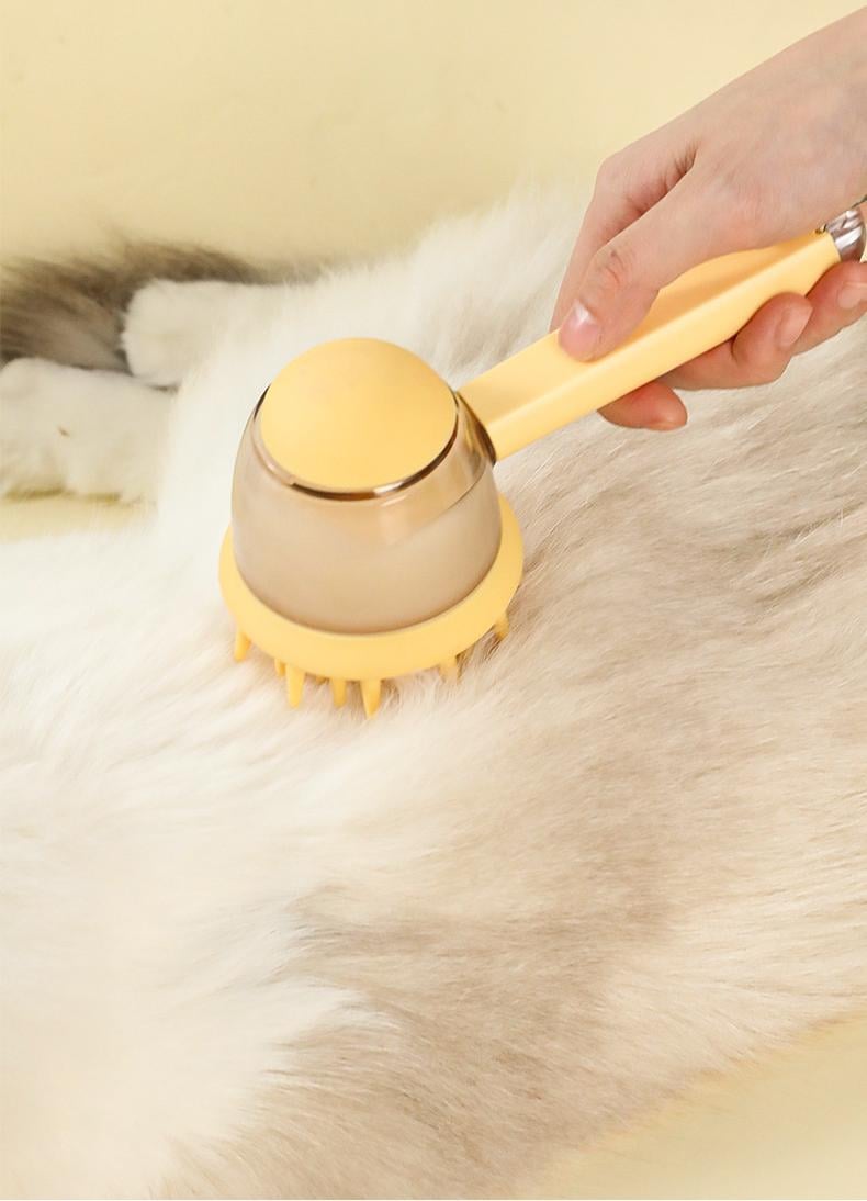 3 In 1 Pets Bath Brush For Dogs And Cats Shower Massage Brush, Depilation Comb And Foaming Tool, Anti-frizz Beauty Brush Pet Products