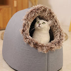 Winter Warm Pet Cave bed