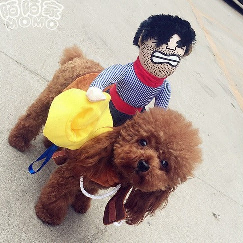 Halloween 2025 Hot Sale -The Cowboy Rider Dog Costume