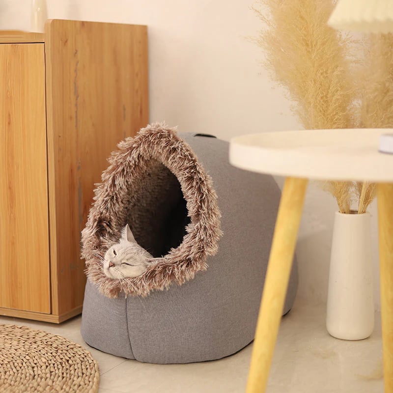 Winter Warm Pet Cave bed