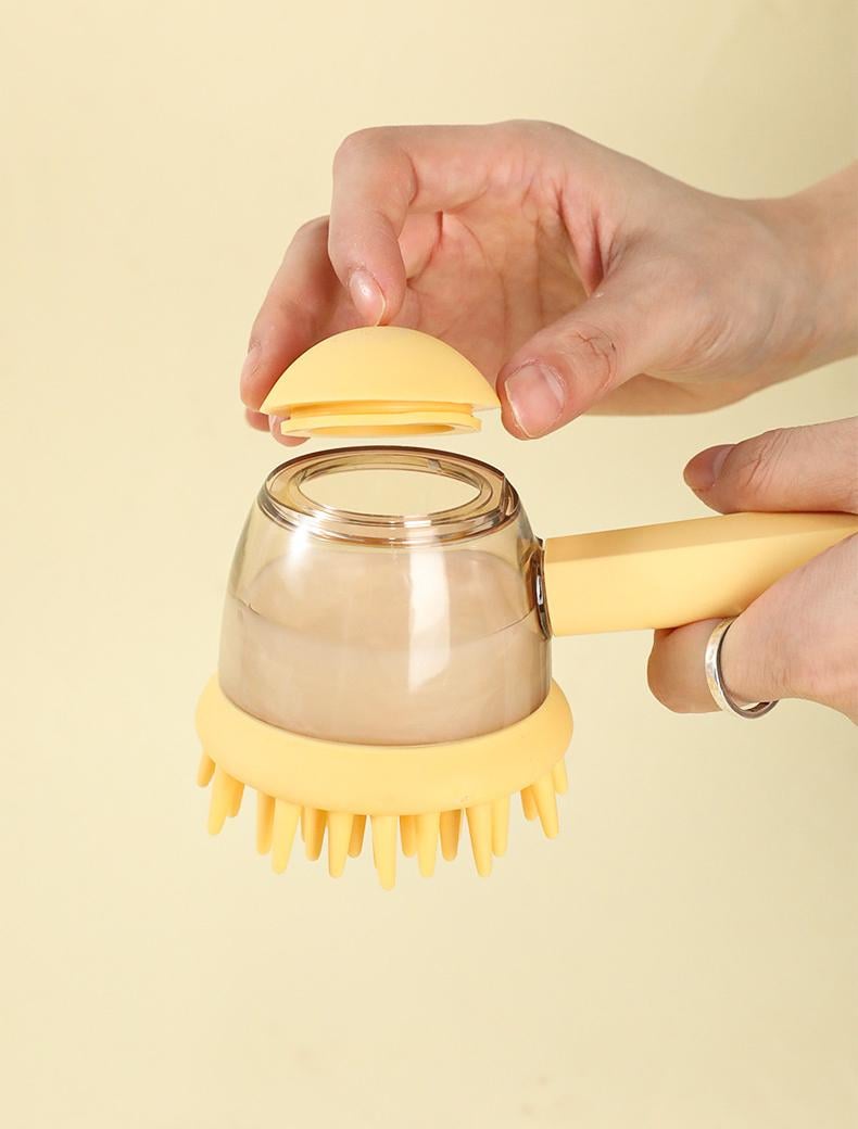 3 In 1 Pets Bath Brush For Dogs And Cats Shower Massage Brush, Depilation Comb And Foaming Tool, Anti-frizz Beauty Brush Pet Products