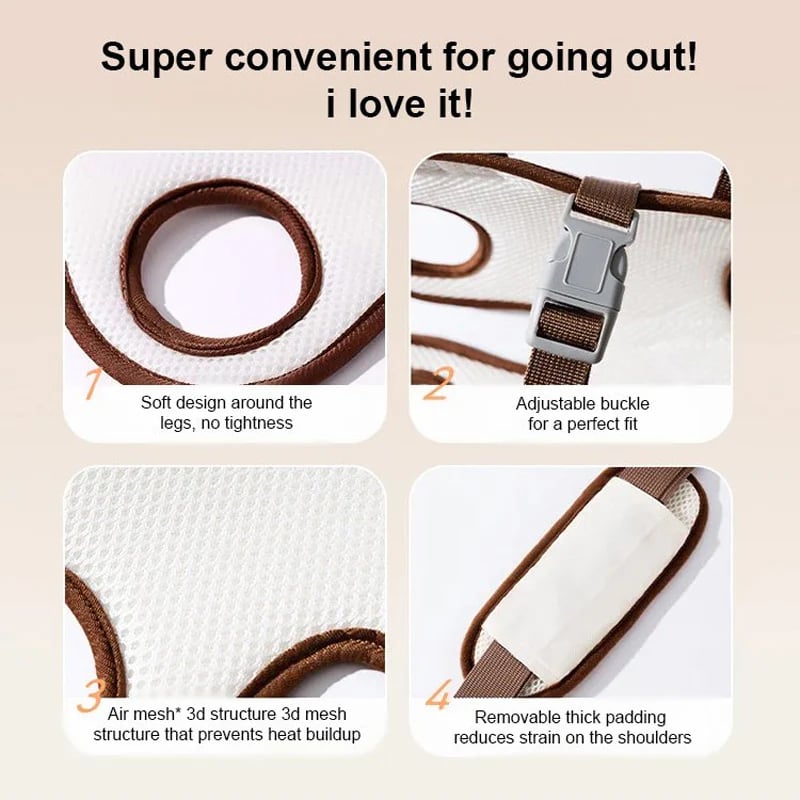 Portable Breathable Pet Carrier Bag and Backpack 2 in 1