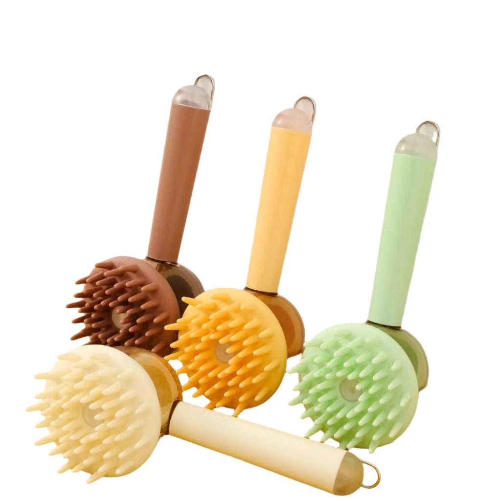 3 In 1 Pets Bath Brush For Dogs And Cats Shower Massage Brush, Depilation Comb And Foaming Tool, Anti-frizz Beauty Brush Pet Products