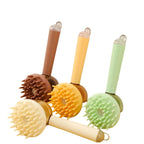 3 In 1 Pets Bath Brush For Dogs And Cats Shower Massage Brush, Depilation Comb And Foaming Tool, Anti-frizz Beauty Brush Pet Products