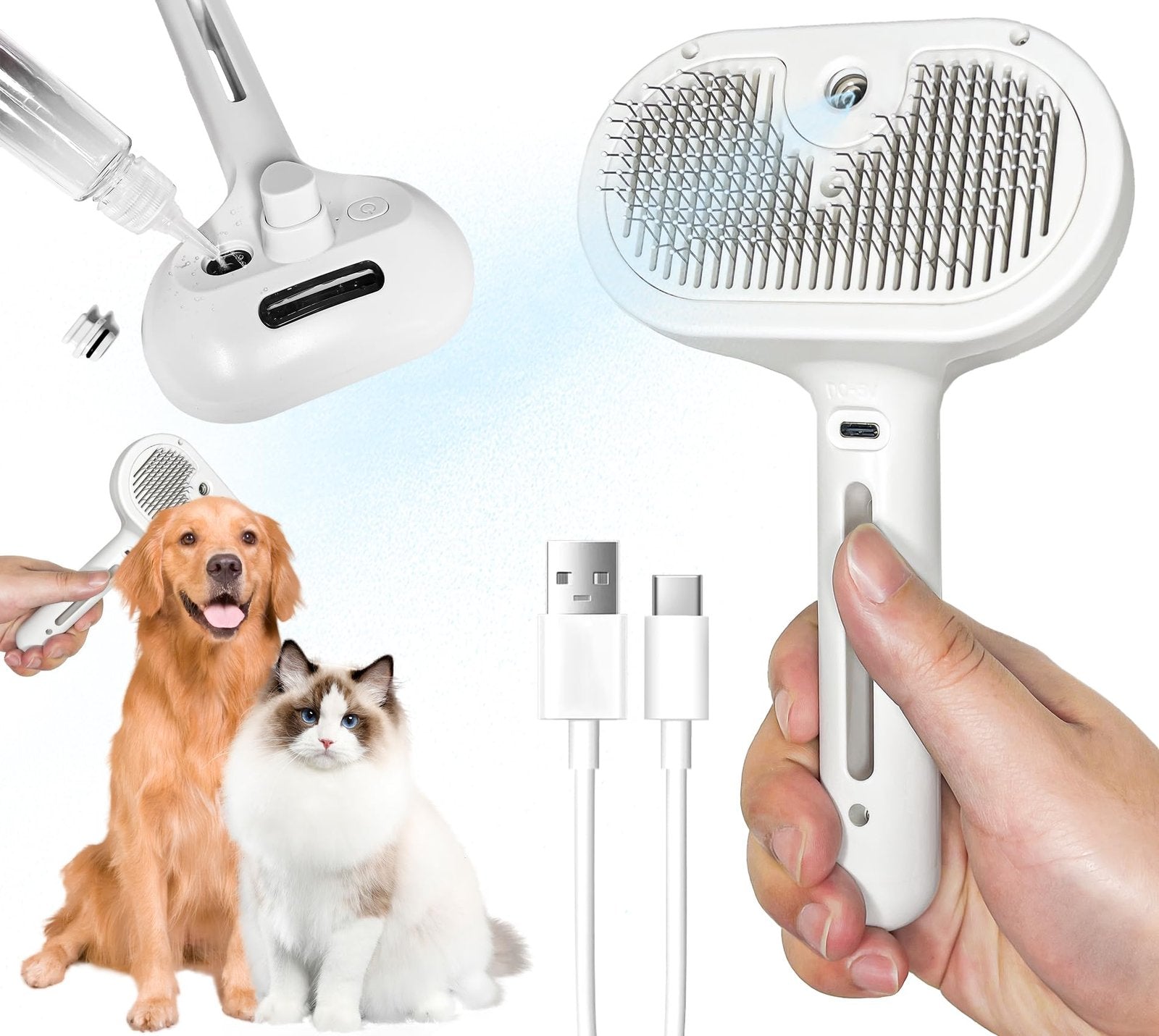 Spray Comb Pet Comb