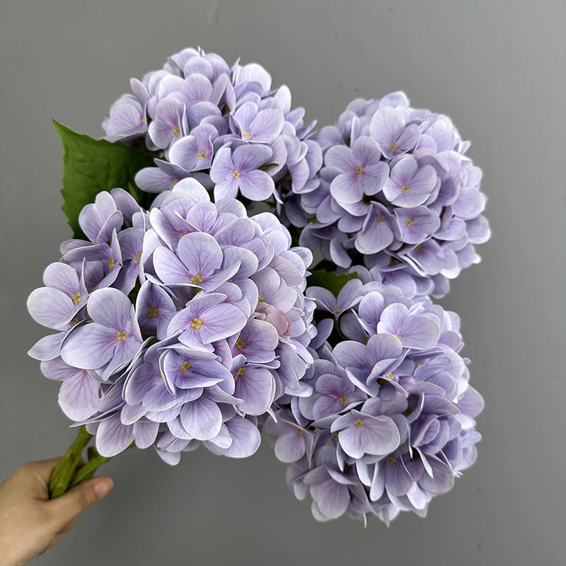 Hydrangea fake flowers home decoration oil painting color moisturizing film