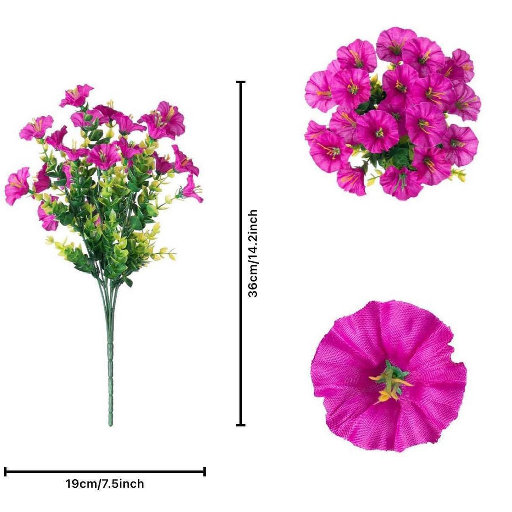 Fake Silk Colorful Morning Glory