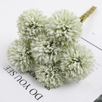 5pcs Artificial Hydrangea Flowers Bouquet for Home Flower Arrangement Decoration Wedding Table Christmas Decoration Dandelion