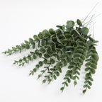 12pcs Simulation greenery plastic home eucalyptus props plants artificial flowers