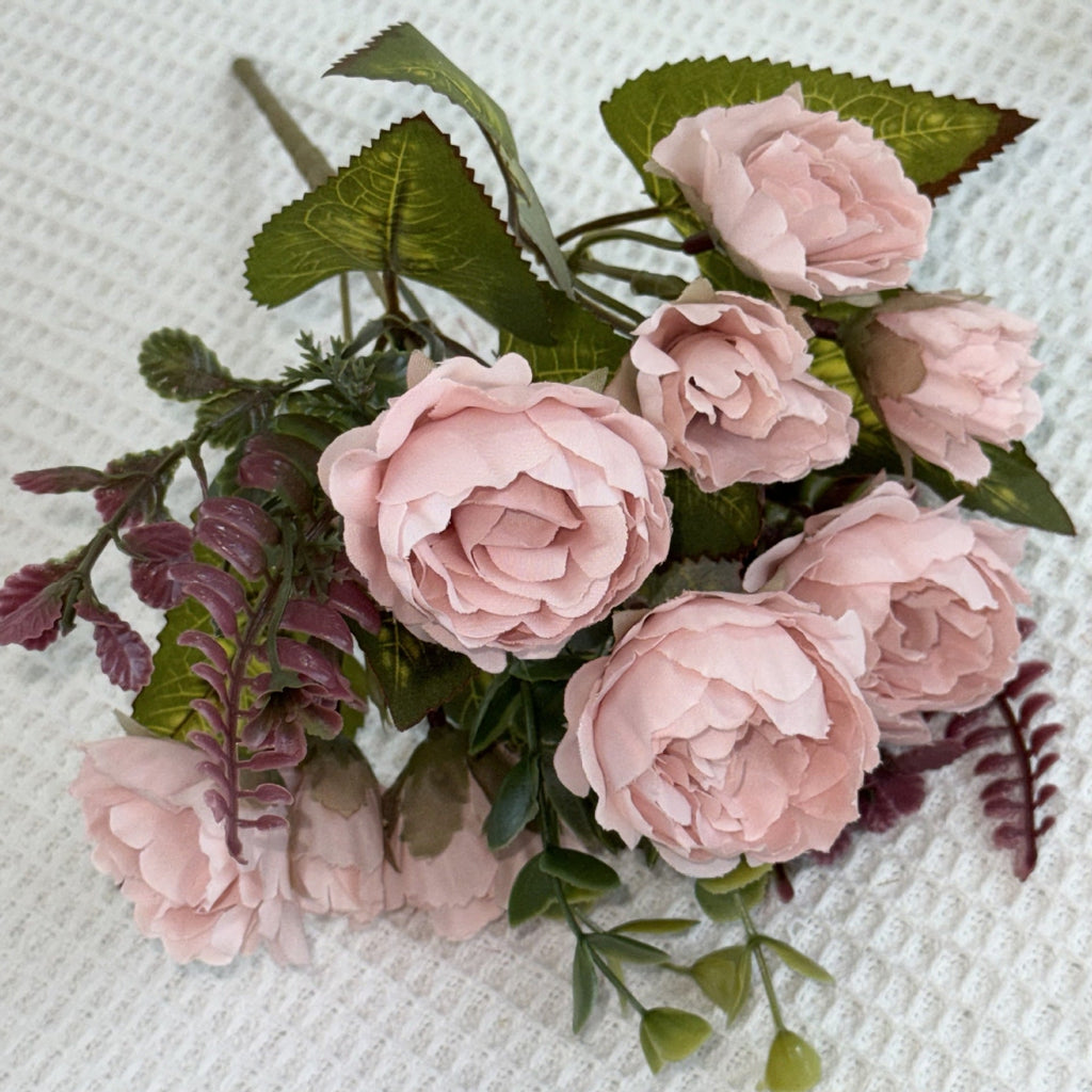 1pcs Artificial Flowers Wedding bouquet peony hand held silk flower arrangement