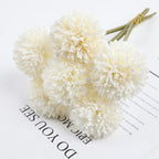 5pcs Artificial Hydrangea Flowers Bouquet for Home Flower Arrangement Decoration Wedding Table Christmas Decoration Dandelion