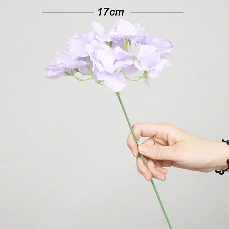 Wedding Centerpiece Floral Home Table Decoration Fake Hydrangea Branches Bridal Bouquet Flower Arrangement Artificial Flowers