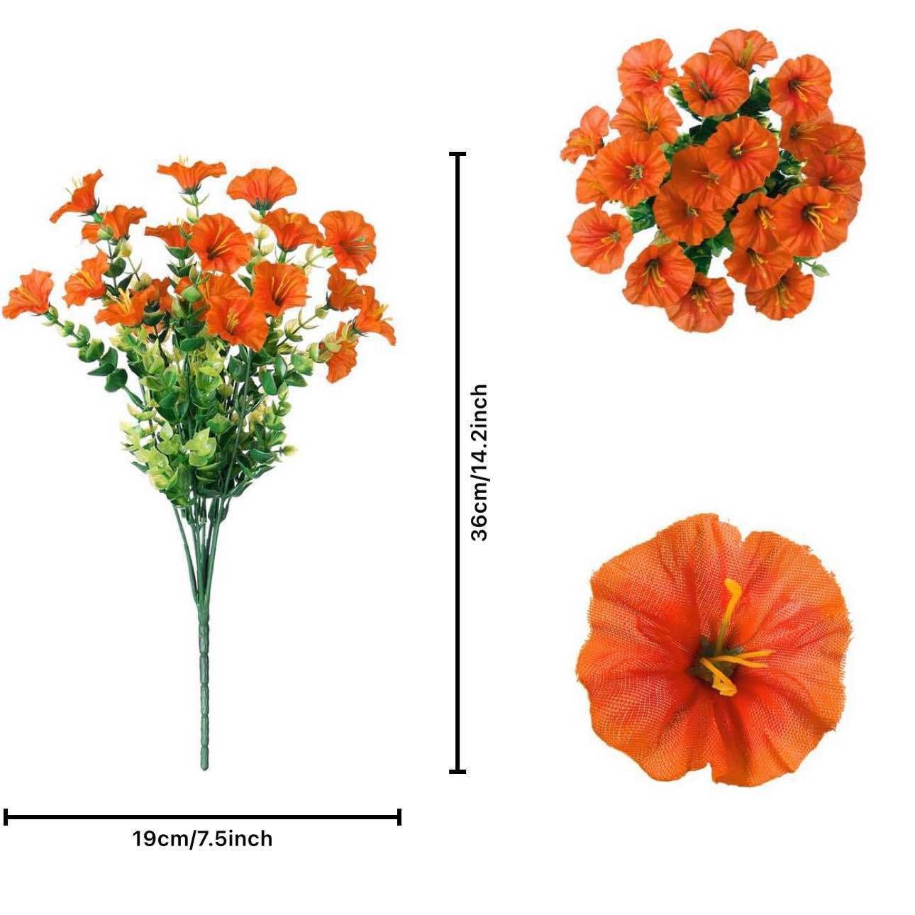 Fake Silk Colorful Morning Glory