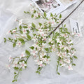 38IN Orange Jasmine Artificial Flowers for Home Decor Table Centerpiece and Office Desk Decoration