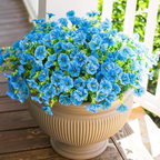 Fake Silk Colorful Morning Glory