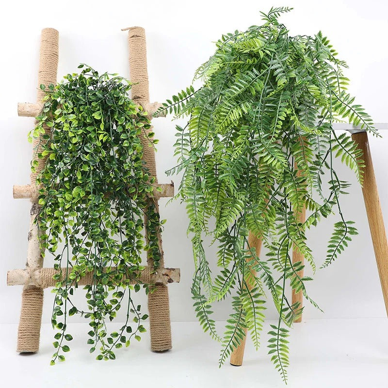 Artificial Plants Persian Grass Wall Hanging Green Plants Decoration 79cm Home Wedding Garden Decoration Fake Plant Rattan Vines
