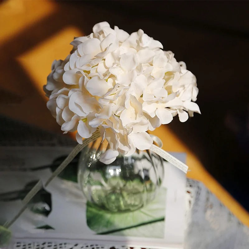 Wedding Centerpiece Floral Home Table Decoration Fake Hydrangea Branches Bridal Bouquet Flower Arrangement Artificial Flowers