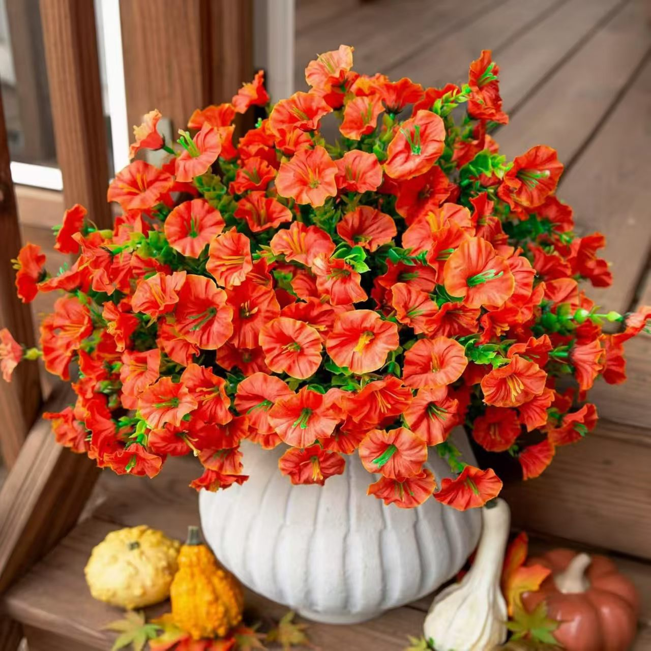 Fake Silk Colorful Morning Glory