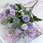 Simulation flowers wedding bouquet flowers lilac hand bouquet small flower arrangement ornaments upscale