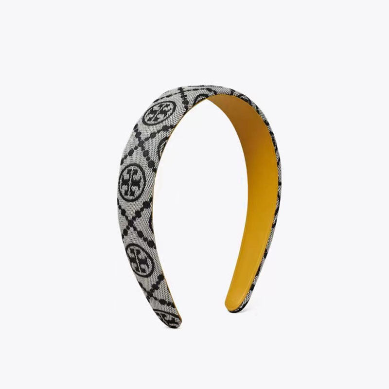 Jewelry classic woven jacquard old flower ladies daily casual fashion all-match narrow version headband braided