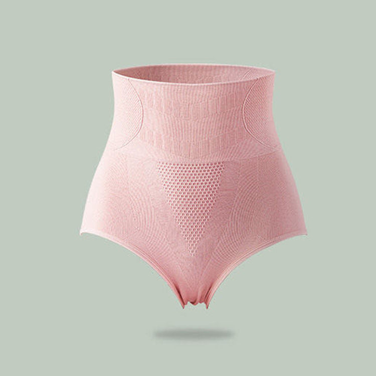 High waist tummy control pants seamless honeycomb pure cotton crotch fat burning body shaping sexy hip lifting panties women's breathable panties