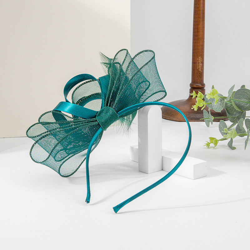 New style headband mesh decoration banquet ladies fashionable and elegant headwear accessories