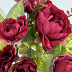 1pcs Artificial Flowers Wedding bouquet peony hand held silk flower arrangement