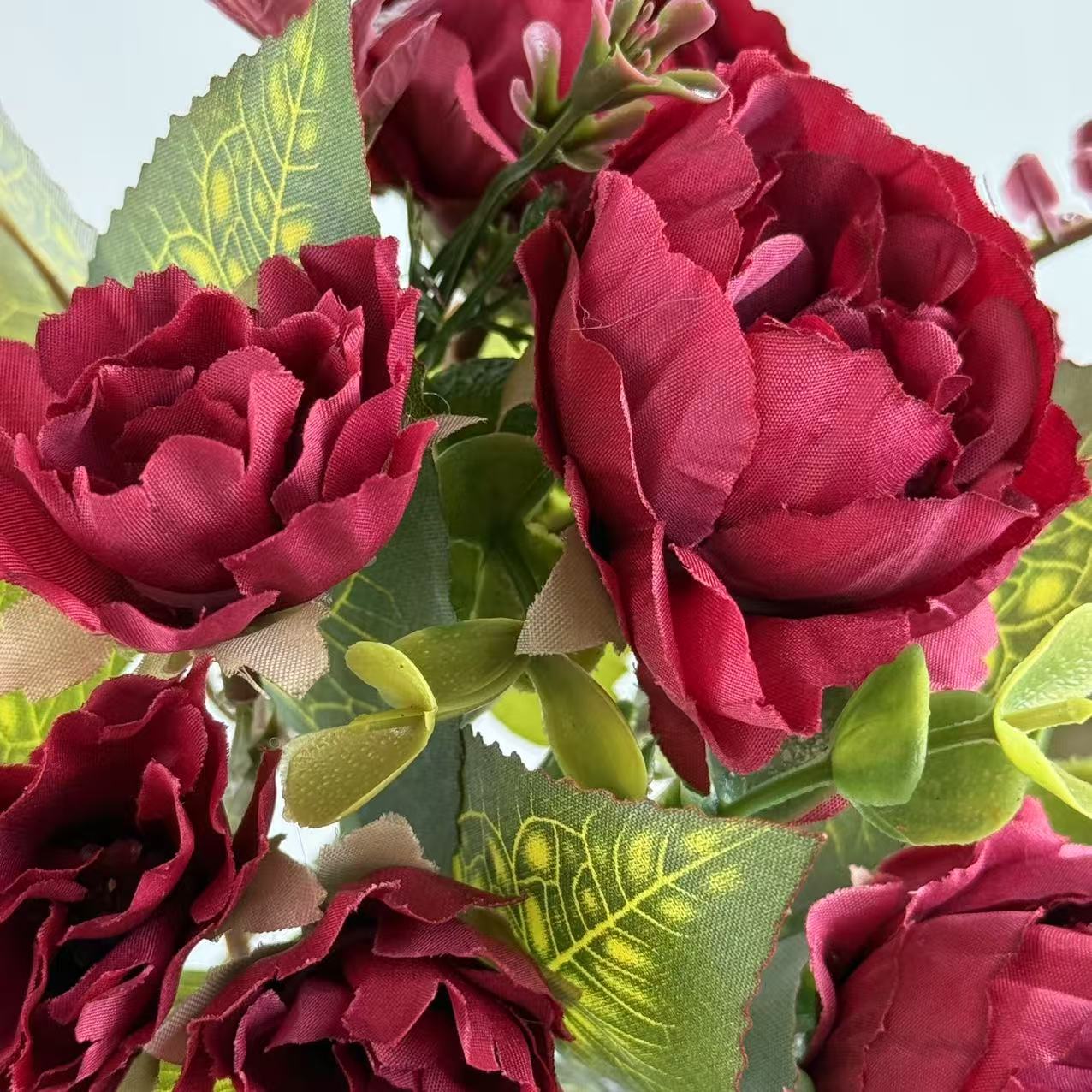 1pcs Artificial Flowers Wedding bouquet peony hand held silk flower arrangement