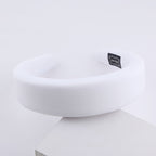 Fashionable multi-color milk silk sponge headband for women to travel on the beach and walk on the catwalk