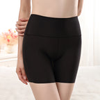 Women's cotton crotch anti-exposure safety pants seamless insurance leggings shorts three-quarter boxer briefs