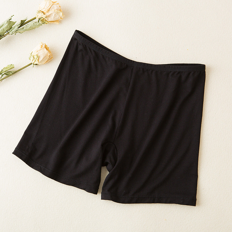 Safety pants cotton bottom crotch comfortable breathable women's underwear summer leggings girls mid-waist anti-exposure safety pants