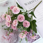 Simulation flowers wedding bouquet flowers lilac hand bouquet small flower arrangement ornaments upscale