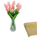 10pcs Artificial Flowers Simulation tulips artificial flowers silk flowers home