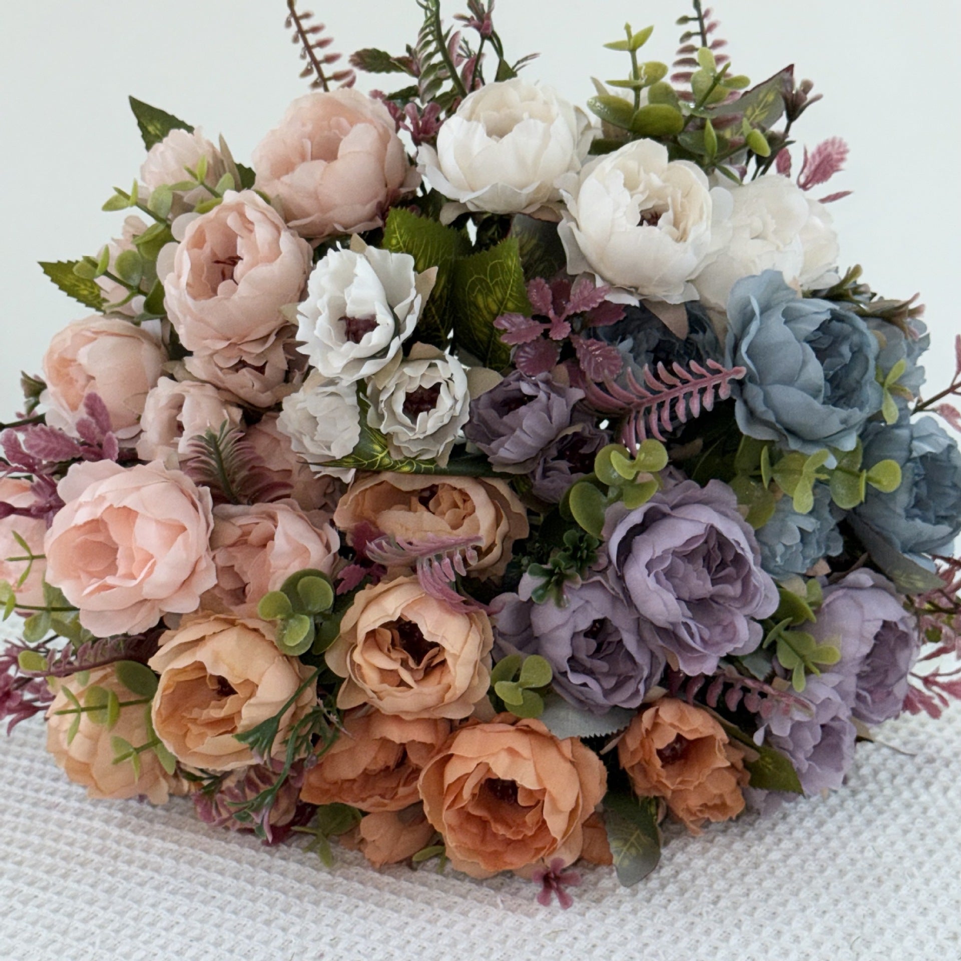 1pcs Artificial Flowers Wedding bouquet peony hand held silk flower arrangement