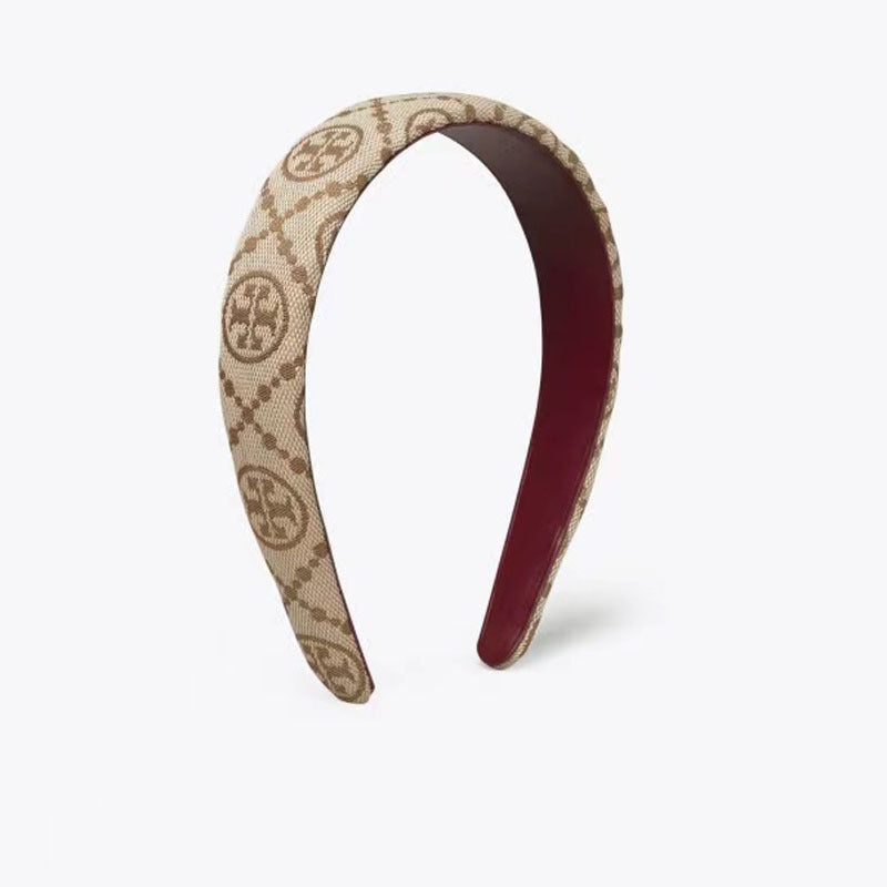 Jewelry classic woven jacquard old flower ladies daily casual fashion all-match narrow version headband braided