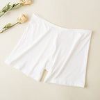 Safety pants cotton bottom crotch comfortable breathable women's underwear summer leggings girls mid-waist anti-exposure safety pants