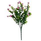 1pcs Simulation flowers plants simulation greenery Eucalyptus bouquet flowers outdoor garden arrangement rose