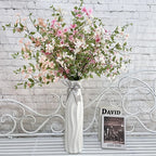 38IN Orange Jasmine Artificial Flowers for Home Decor Table Centerpiece and Office Desk Decoration