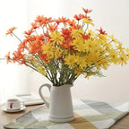 1/3/5Pcs 50cm Daisy Flower 5Heads Plastic Artificial Flowers Fake Bouquet Home Wedding Brides Decor DIY Garden Room Table Decor