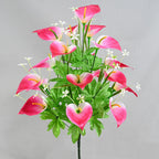 Tall calla lily fake flowers home living room furnishings indoor decorative flowers