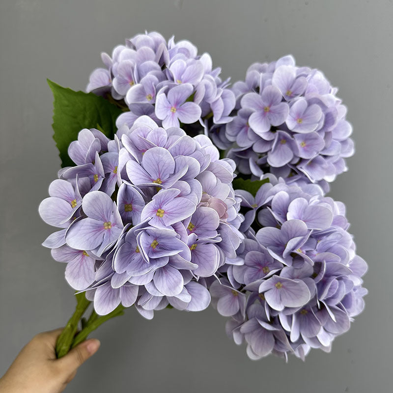 Hydrangea fake flowers home decoration oil painting color moisturizing film