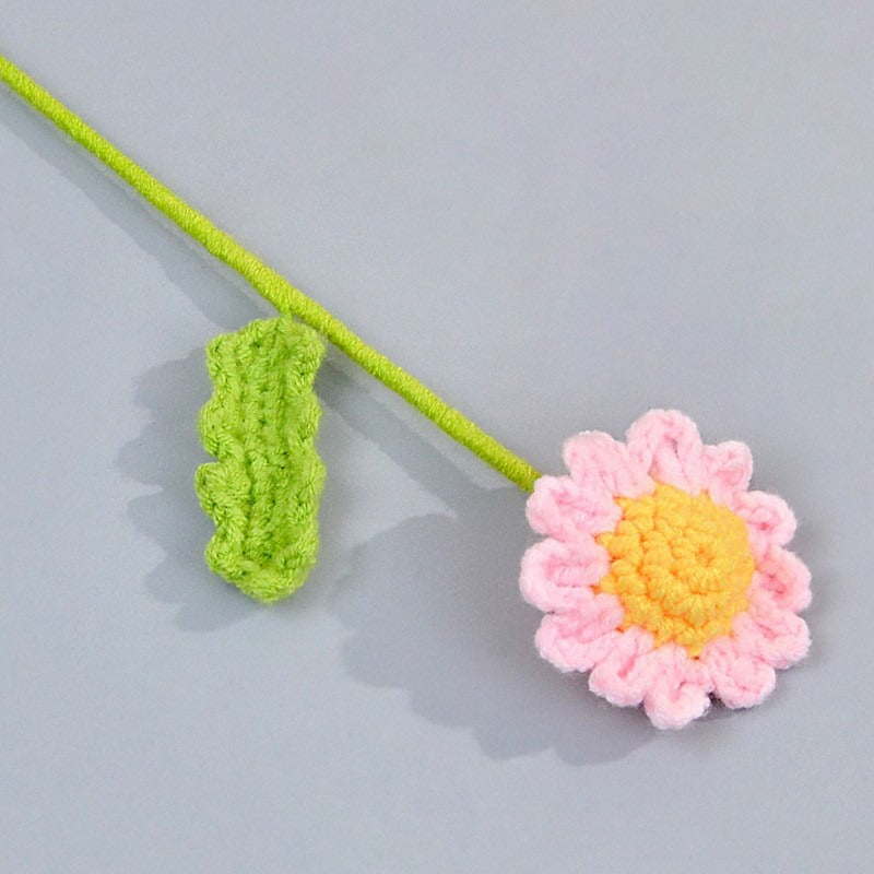chrysanthemum Handmade Crochet Flower without Vase, Flowers Bouquet, Artificial Flower, Gifts for Girlfriend, Fall Room Decor, Decorative Flower for Mom, Friends