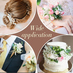 20 Baby Breath Artificial Flowers - Babies Breath Flowers Artificial Bulk Faux Flowers Bouquet White Flores Greenery Real Touch Fake Flowers Arrangements Wedding Centerpieces Tables Decorations