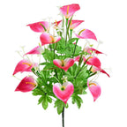 Tall calla lily fake flowers home living room furnishings indoor decorative flowers